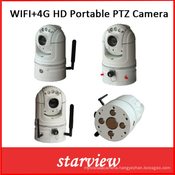 WiFi + 4G HD Portable Network PTZ Camera